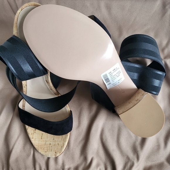 Gianvito Rossi Hailee 85 Elastic/Suede Sandals New In Box Size 11 US/41 IT - Picture 13 of 16